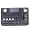 Podcast Microphone Bundle Sound Mixer Board Set with Foldable LED Screen Boom Arm 3.5mm Condenser Mic for PC Recording