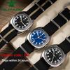 Militado Miyota Super 2035 GL12 Quartz Movement Watch Military Field Watch Sapphire Waterproof Luminous 36mm Watches