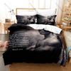 RIP DMX Duvet Cover + 2 Pillowcases, Hip Hop Legend Memorial Print Bedding Set Fans Unique Memorial Design Bedroom Bedding Set