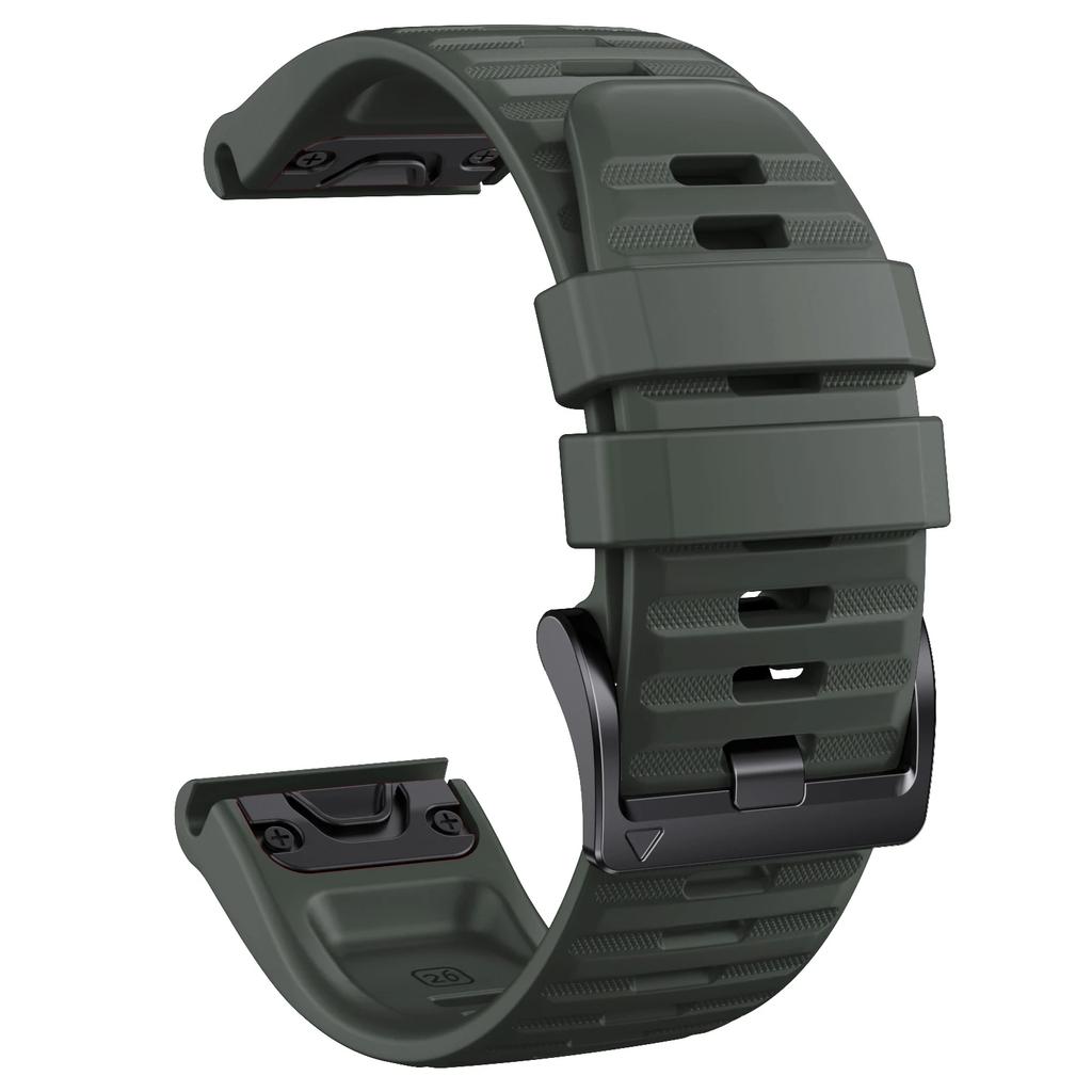 22/26mm QuickFit Silikonarmband für Garmin Fenix 8 Pro 7X 6X Pro/Epix Pro Gen 2 51mm 47mm Band für Forerunner 970 965 Uhrenarmband