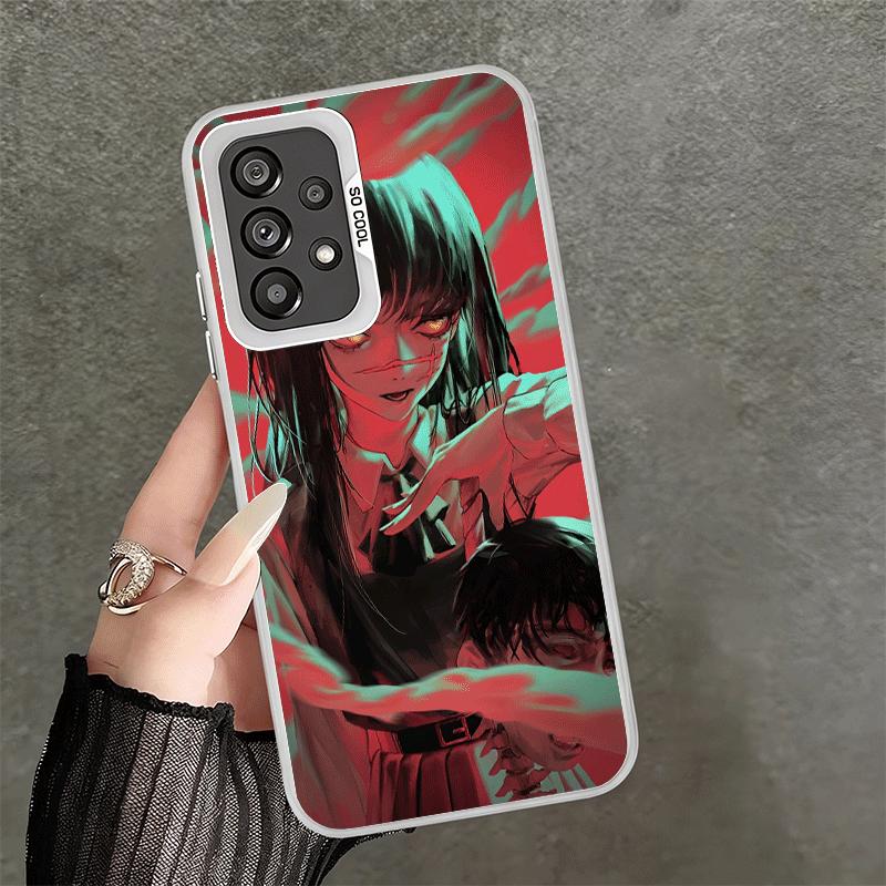 Anime Character Yoru War CSM Soft Phone Case for Samsung A17 A16 A15 A14 A13 A57 A56 A55 A54 A53 A37 A36 A35 A34 A33 A26 A25 A24