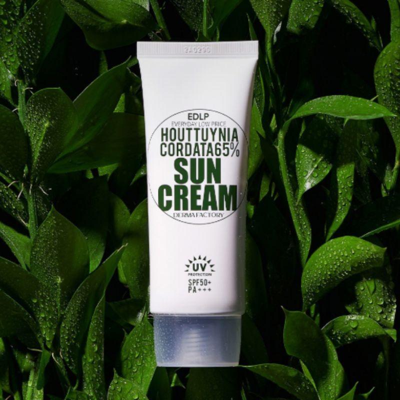 DERMA FACTORY EDLP Houttuynia Cordata 65% Sun Cream SPF50+ PA+++ 50g