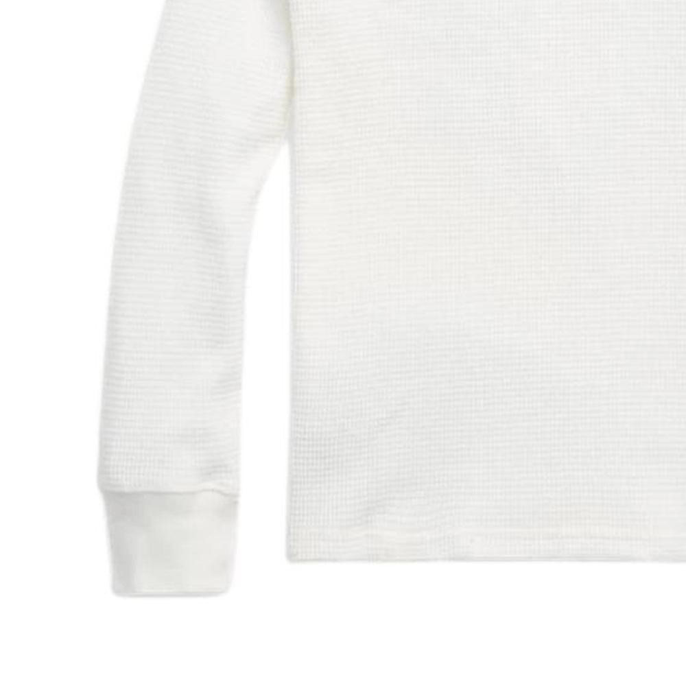 Polo Ralph Lauren Solid Color Crew Neck Pony Embroidered Long Sleeve Sweatshirt Kids Sweatshirt White 323920629-002