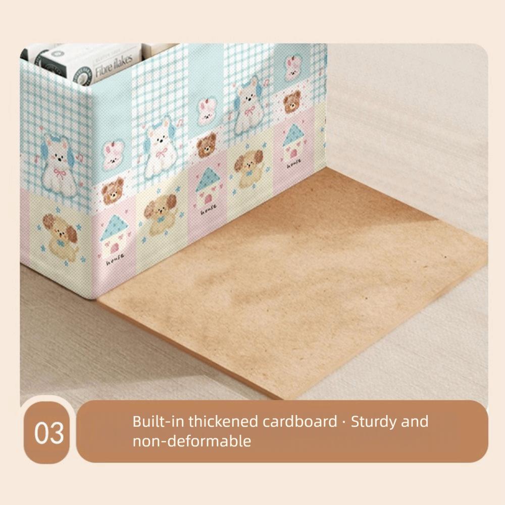 Cute Cartoon Printed Clothes Storage Box Portable Foldable Closet Organizer Bag Multi-function Wardrobe Organizer Household