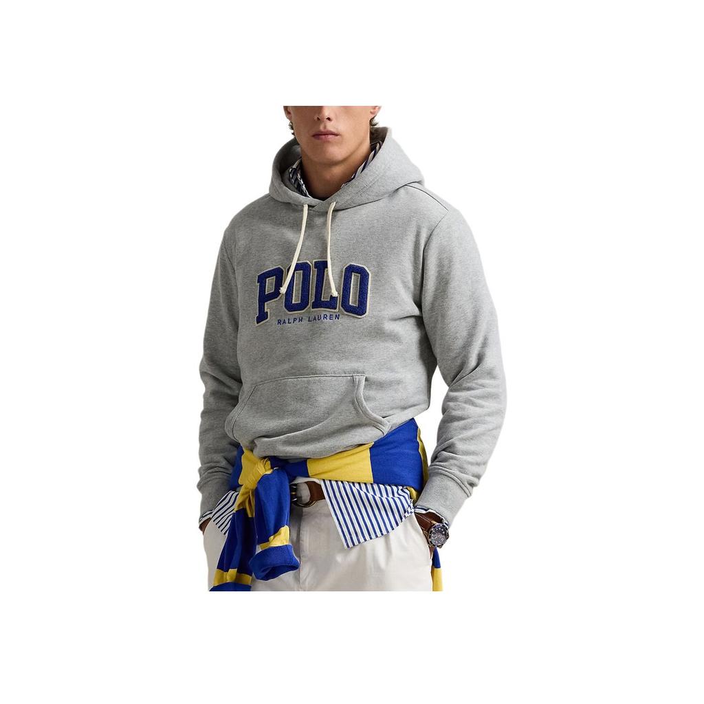 Polo Ralph Lauren Letter Logo Kapuzenpullover Langarm Herren sweatshirt Grau 710959017-005