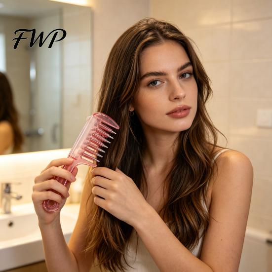 Scalp Care Treatment Comb Hair Oil Applicator Comb, Refillable for Growth & Essential Brush Massage, Minoxidil Roller Ball Men Women