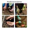 Adjustable Handheld Syringe Seeding Dispenser, Portable Flower & Grass Sowing Tool for Backyard Garden Planting