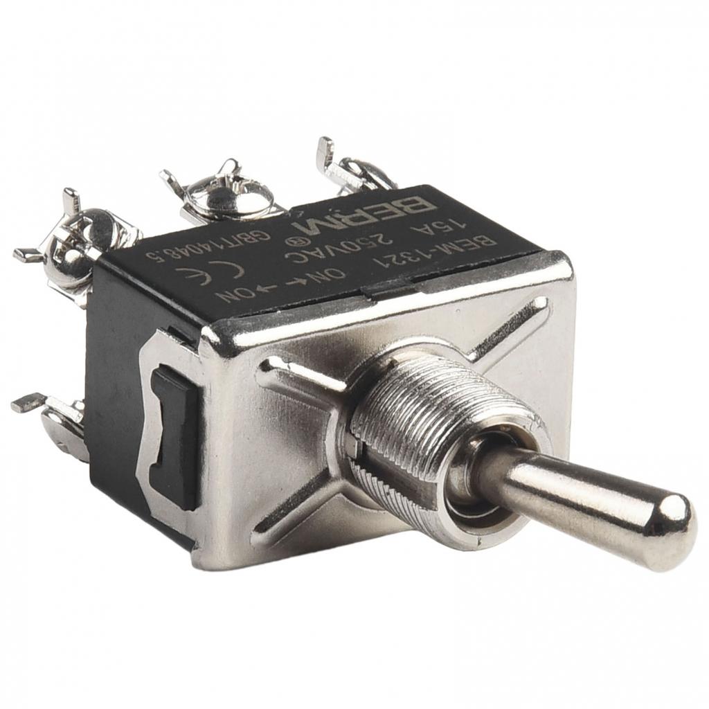 15A 250VAC Doppelpoliger Metall-Rastschalter