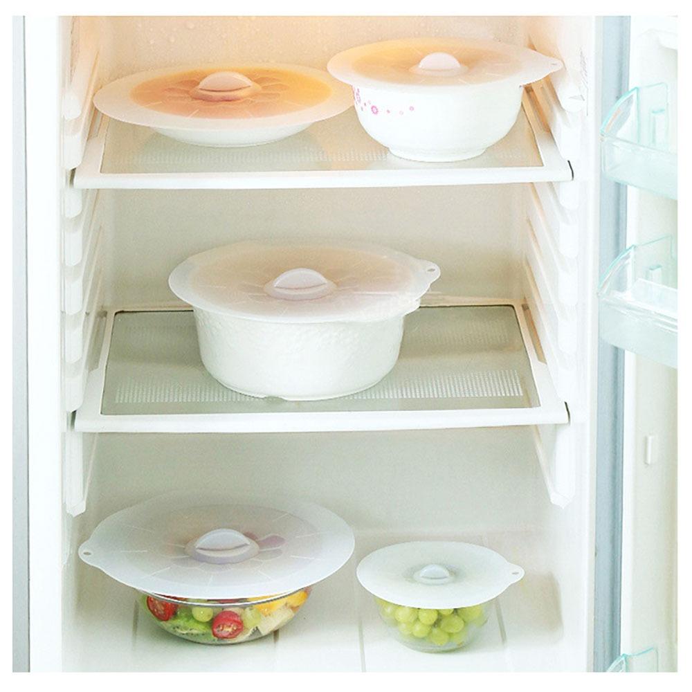 Sealed Keep Fresh Heat Resistant Reusable Microwave Cover Food Lid Kitchen Gadgets Storage Cover