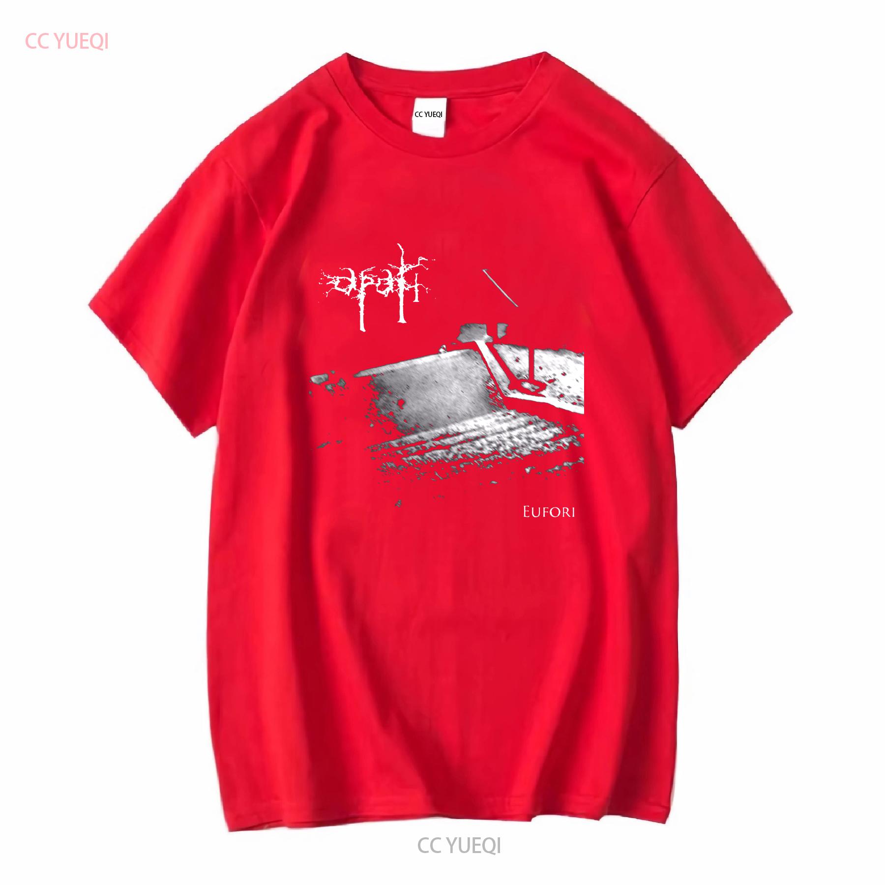 

Апатия Эйфория Блэк-метал DSBM Тяжелая хлопковая футболка с длинным или коротким рукавом винтажная с графикой слегка дизайнерская одежда S