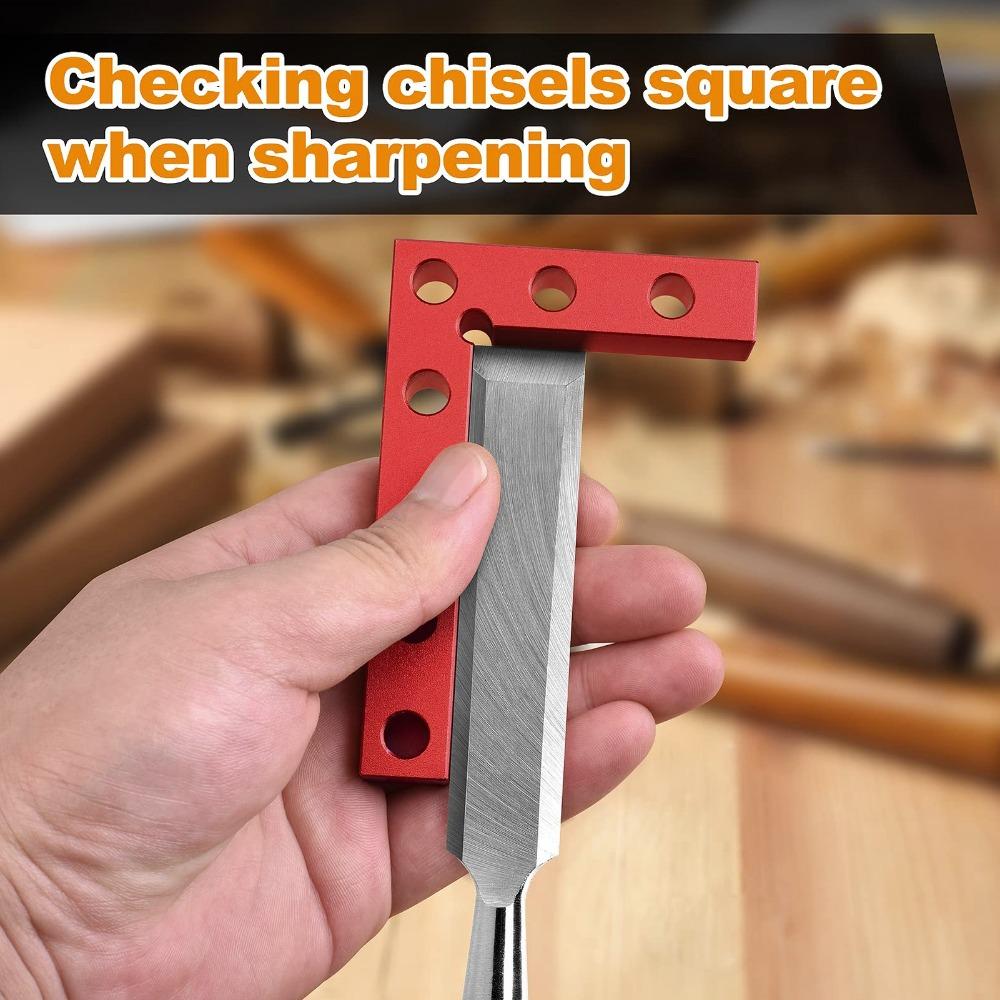 100x60mm Mini Machinist Square Right Angle Positioning Ruler  For Woodworking and Carpenters