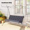 Cuscino per Panchina a 3 Posti 150 x 98 x 8 cm Cuscino Seduta con Laccetti Cuscino Schienale per Interni/Esterni Cuscino Imbottito per Panchina Panchina da Giardino Arredamento da Giardino