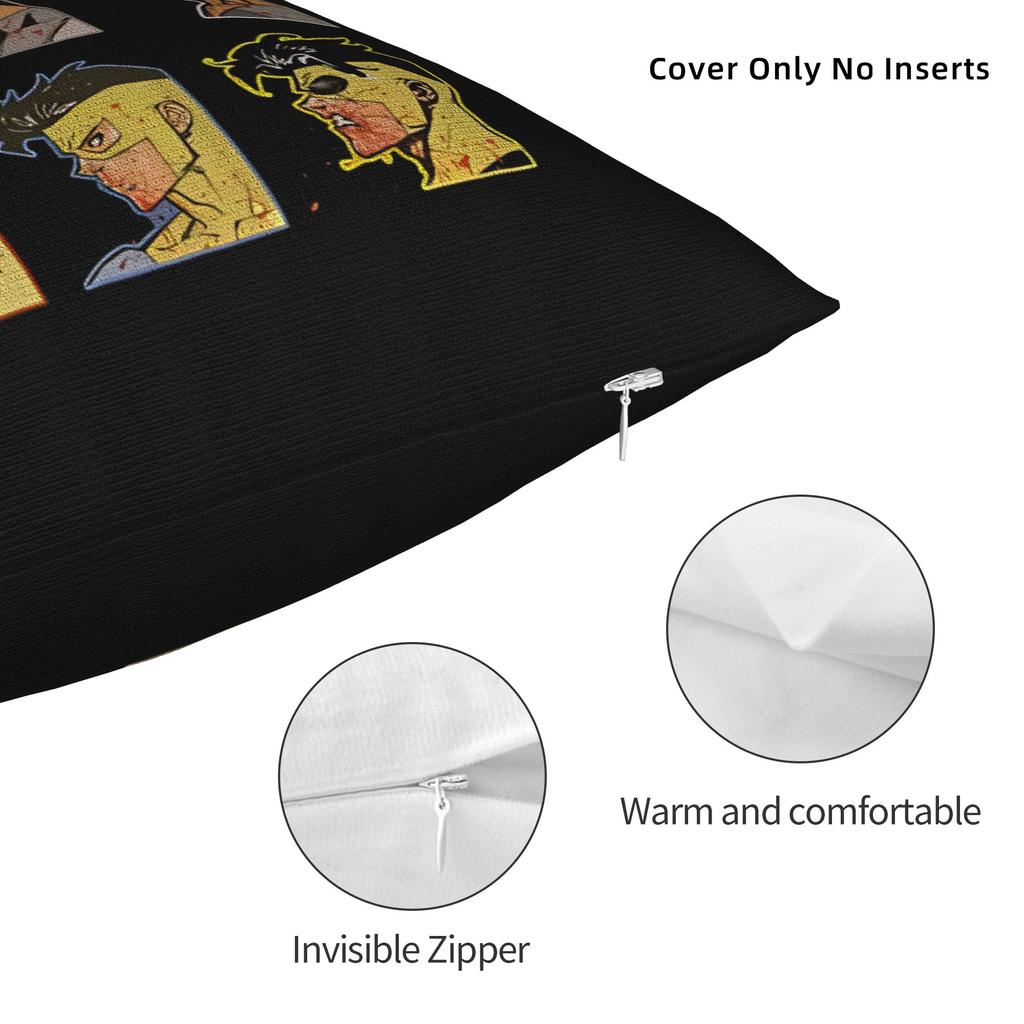 Invincible Comic Book Character Profile Design Pillow Cover Fashion Pillow Case For Chair Sofa Home Decor Soft Cushion Cover