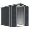 Garden Shed Anthracite 191 X 215 X 198 Cm Galvanized Steel