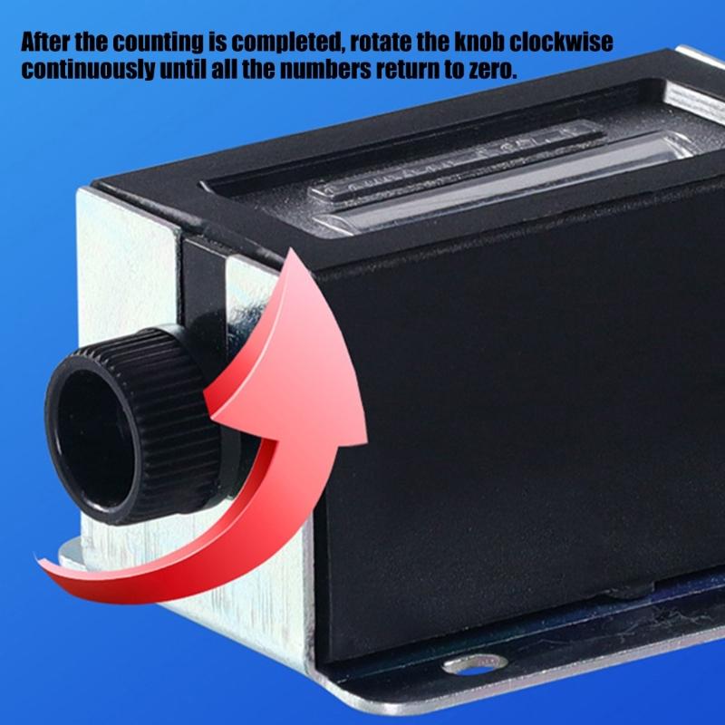 5/6 Digit Resettable Hand Pull Strokes Clickers Counter Manual Counter Industrial Punch Counting Device 0-99999/0-999999