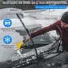 Car Windshield Snow Frost Ice Removal Shovel Scraper Cleaning Tool Triangle Window Tinting Squeegee with Non-Slip Long Handle