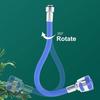 Silicone Hose Kitchen Tap Extension Pipe 360 Degree Rotation Mixer Tap Sink Faucet  Bathroom