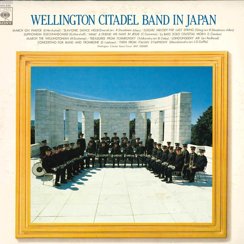 LP Record WELLINGTON CITADEL BAND - In Japan 25AG630 CBS SONY Japan Classical Used