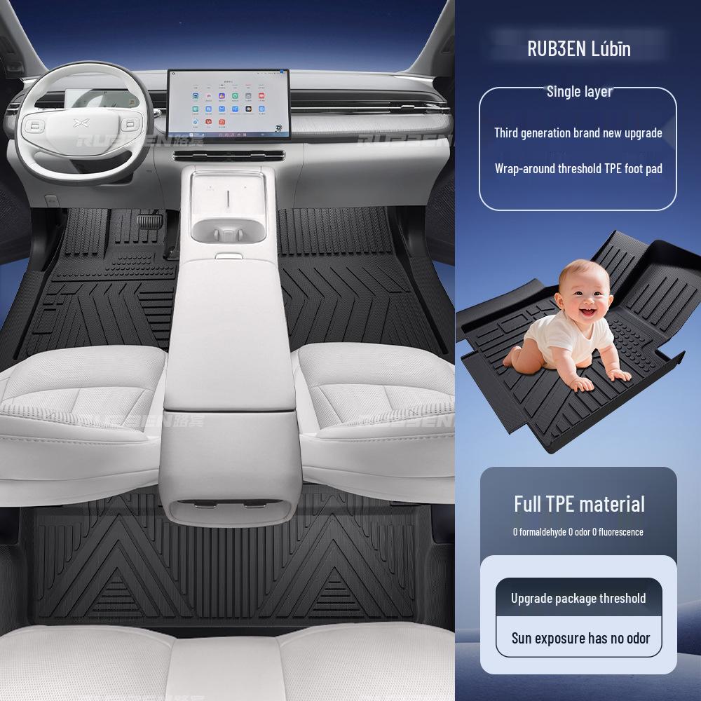 XPeng G6 Floor Mats & TPE Door Sill Covers: Special Carpets for Interior Modification & Car Accessories