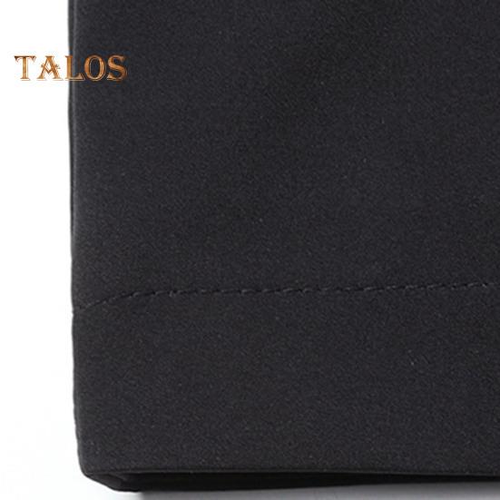 Men Jacket Stand Collar Long Sleeve Solid Color Plaid Lining Jacket Coat Pockets Zipper Placket Casual Outwear