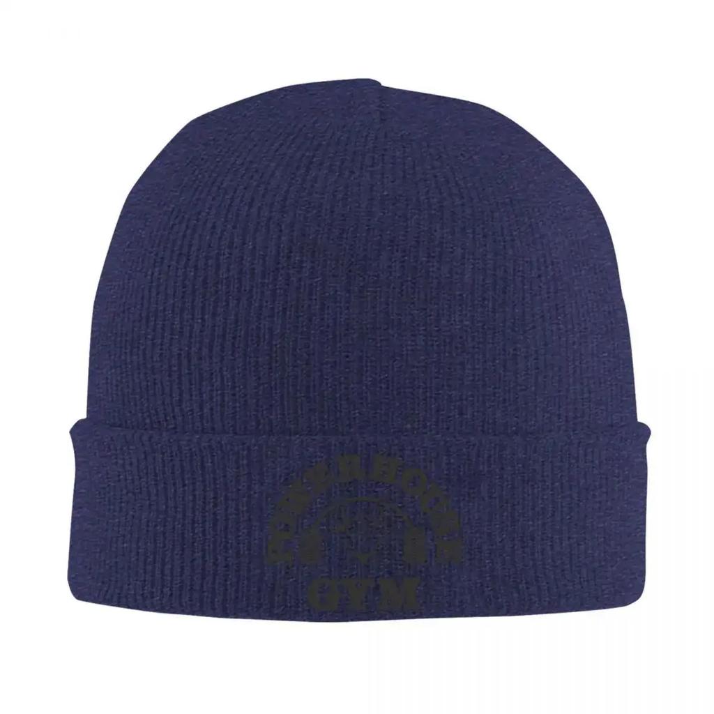 New Gym Motivation Hats Autumn Winter Beanies Warm Powerhouse Gym Cap FeUnisex Unisex Acrylic Skullcap