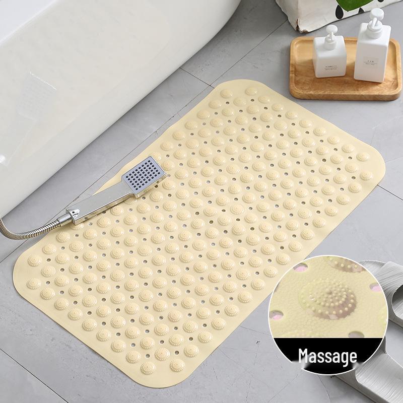 PVC Non-Slip Bathroom & Shower Mat - Water-Resistant for Home, Hotel, Pool, Toilet, Floor.