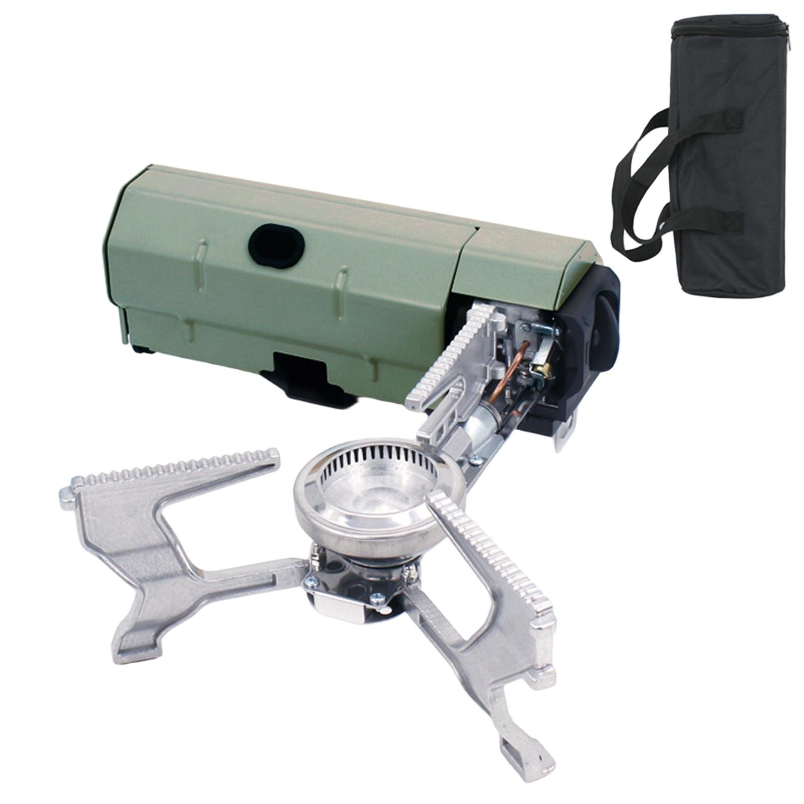 Долговечность Складная походная плита Компактная Ветрозащитная плита Надежность Плита для походов пикников и заднего двора зелёный
