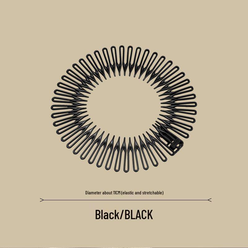 Elastyczny Niewidoczny Grzebień do Włosów do Stylizacji - Idealny na Włosy Dziecięce, Czoło i Tył Głowy