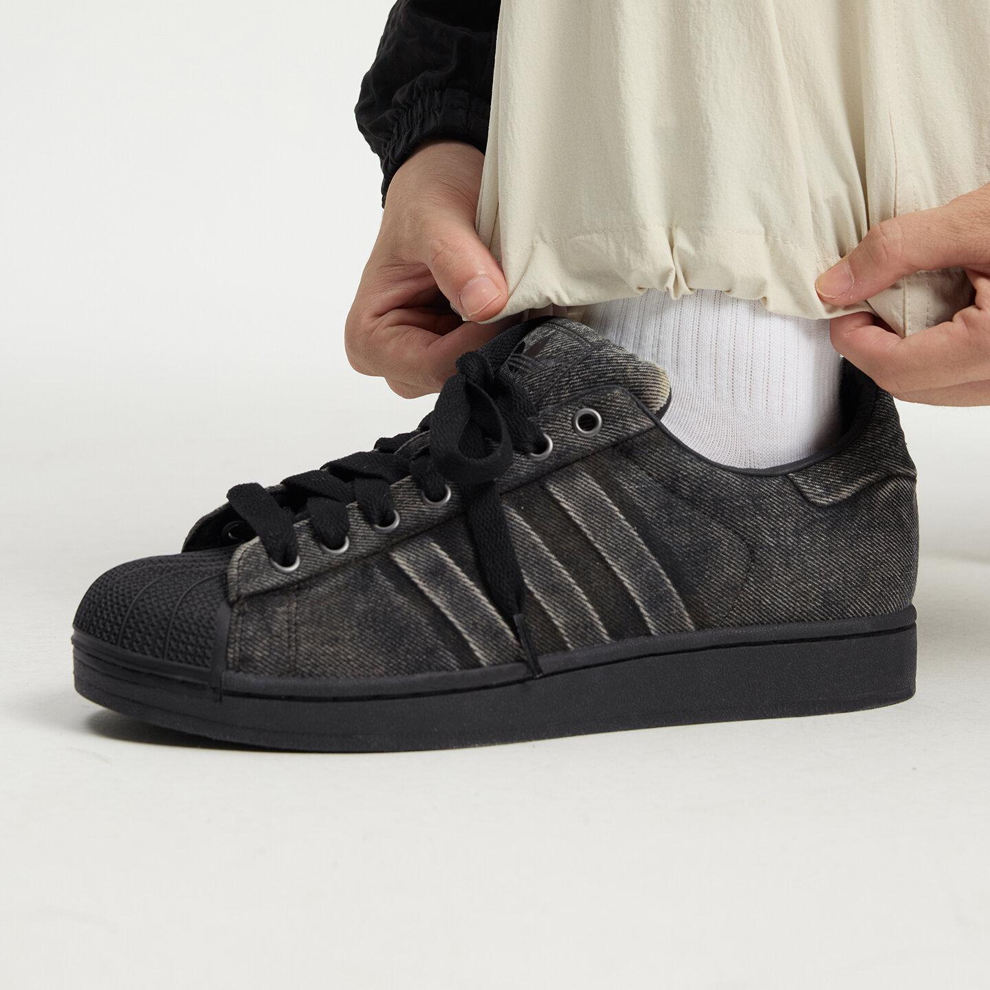 adidas Superstar 82 Washed Denim Black 35.5
