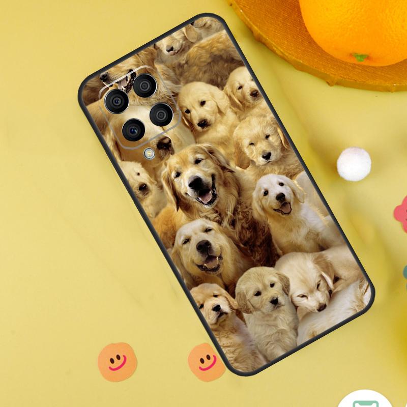 Golden Retriever Dog Case For Samsung Galaxy M31 M32 M12 M52 M21 M15 M55 M56 M36 M16 M06 M13 M33 M53 M14 M34 M54