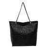 2025 New Large-capacity Shoulder PU Handbag, Crocodile Pattern Women's Bag, Fashionable European and American Commuter Tote Bag Tide