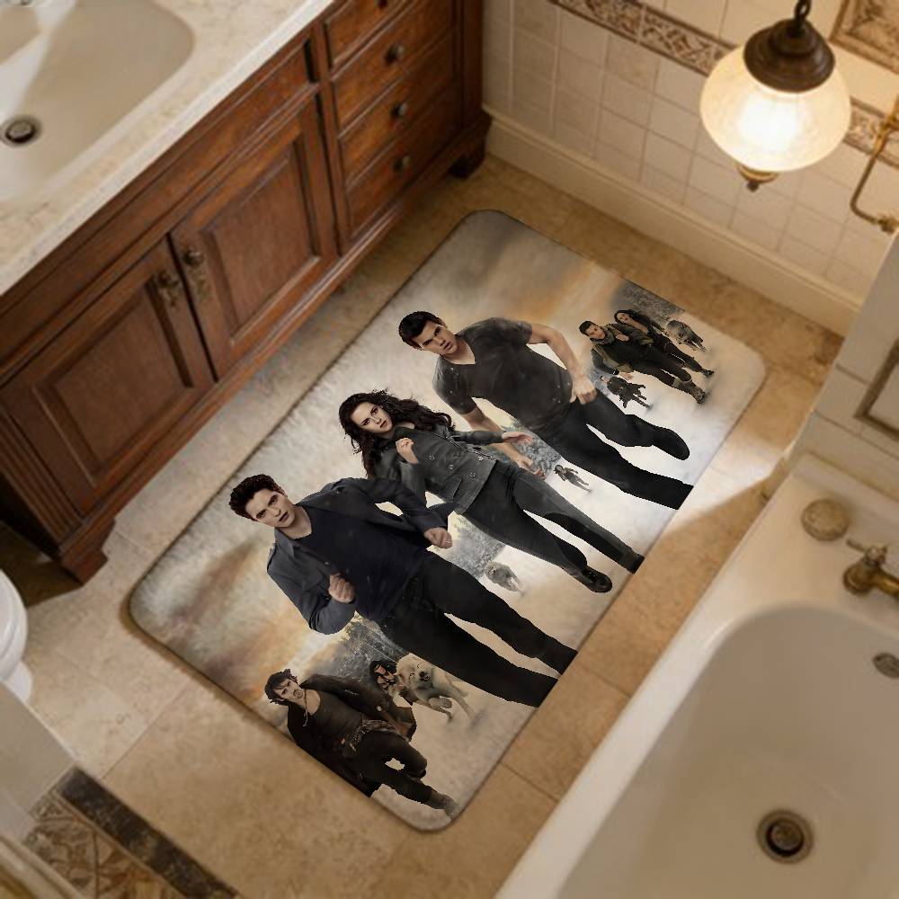 

Classic Movie TwilightS Hallway Carpet Washable Non-Slip Living Room Sofa Chairs Area Mat Kitchen Doormat Area Rug 40x60cm