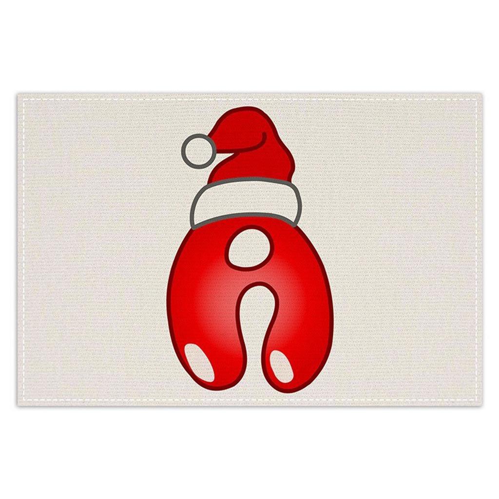 Christmas Letter Placemats, Festive Table Decorations, Tablecloths, Tea Flags, Festive Party Restaurant Tablecloths.