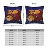 Lion King Square Pillow Case Simba Cartoon  Cushion Covers Awesome Zippered Decor Pillowcase for Living Room 18"x18"