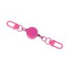 Zinc Zinc Alloy Elastic Keychain Anti-theft Sporty Retractable Key Ring Retractable Key Holder  Travel Tool