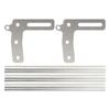 RC Front Bumper Aluminum Alloy Model Car Front Bumper Replacement for 1Celsius10 RC Car