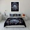 Crystal Flower Decorative Set Soft Comfortable Duvet Cover Bedding Set Included 1*Duvet Cover & 2*Pillowcases, Gift