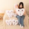 Creative Cute Simulation Teeth Pillow Children's Expression Love Teeth Care Plush Toys