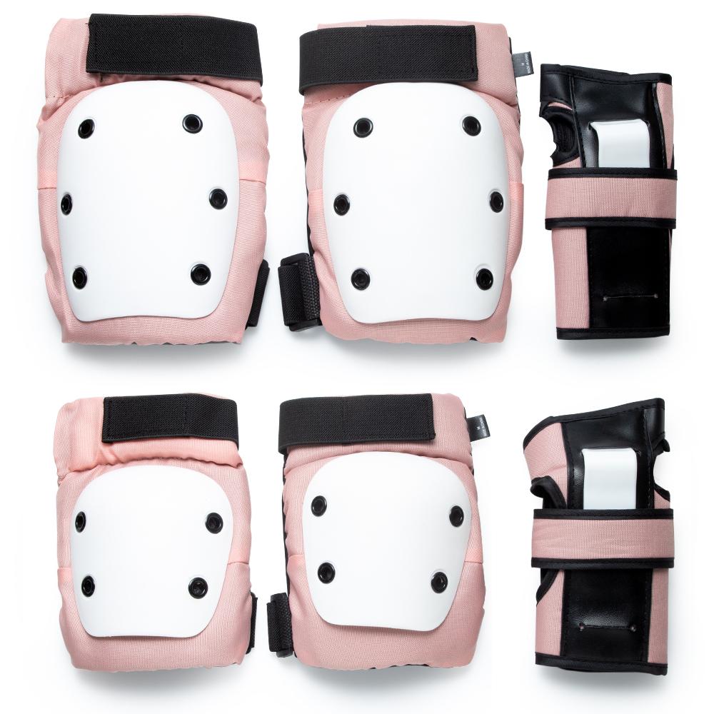 6 In 1 Adult/Child Knee Pads Elbow Pads Wrist Guards Protective Gear Set For Skateboarding Inline Roller Biking Roller Skating