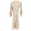 SNIDEL wool blend Long sleeve knit Long dress Beige Women Used