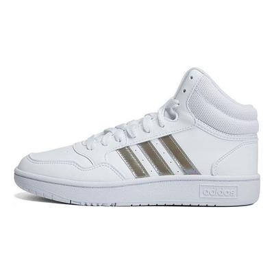 Neo Hoops Mid 3.0 Comfortable Sports Slip-Resistant Shock-Absorbing Durable Mid-Top Kids Skate Shoes Kids Sneakers White HP2662