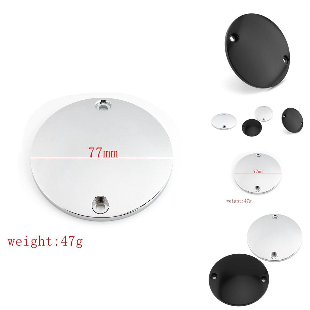 Resilient Engine Clutch Cover For Glide Road King Soft Tail With Elegant Finish In Black Silver