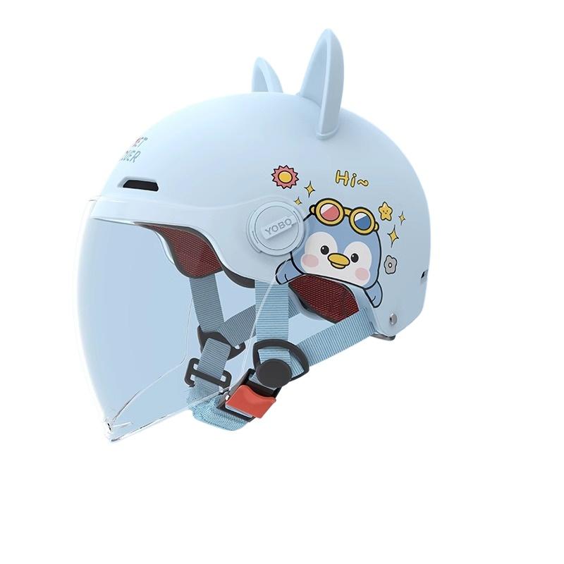 Electric Car Motorcycle Half Helmet Boys and Girls Children Cute Helmet Four Seasons Helmet