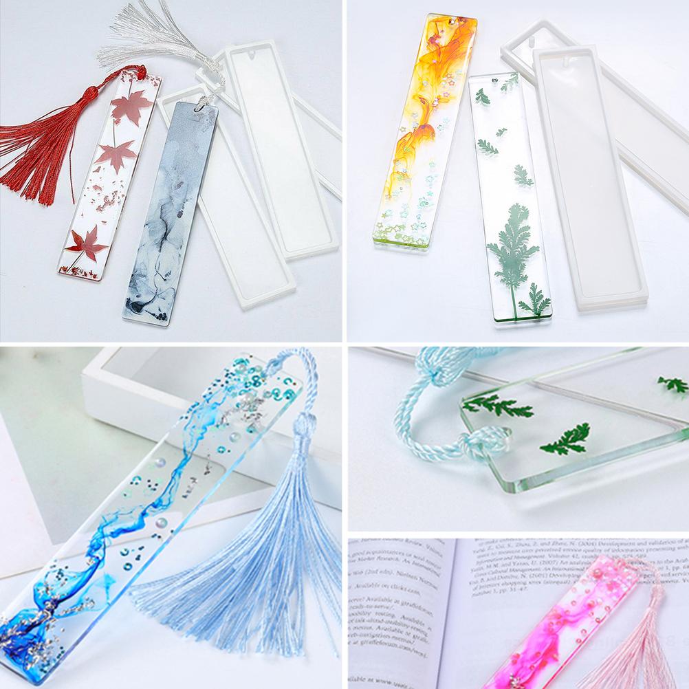 Silikon Kristall Epoxidform Lesezeichen DIY Schmuckherstellungswerkzeug Handwerksform