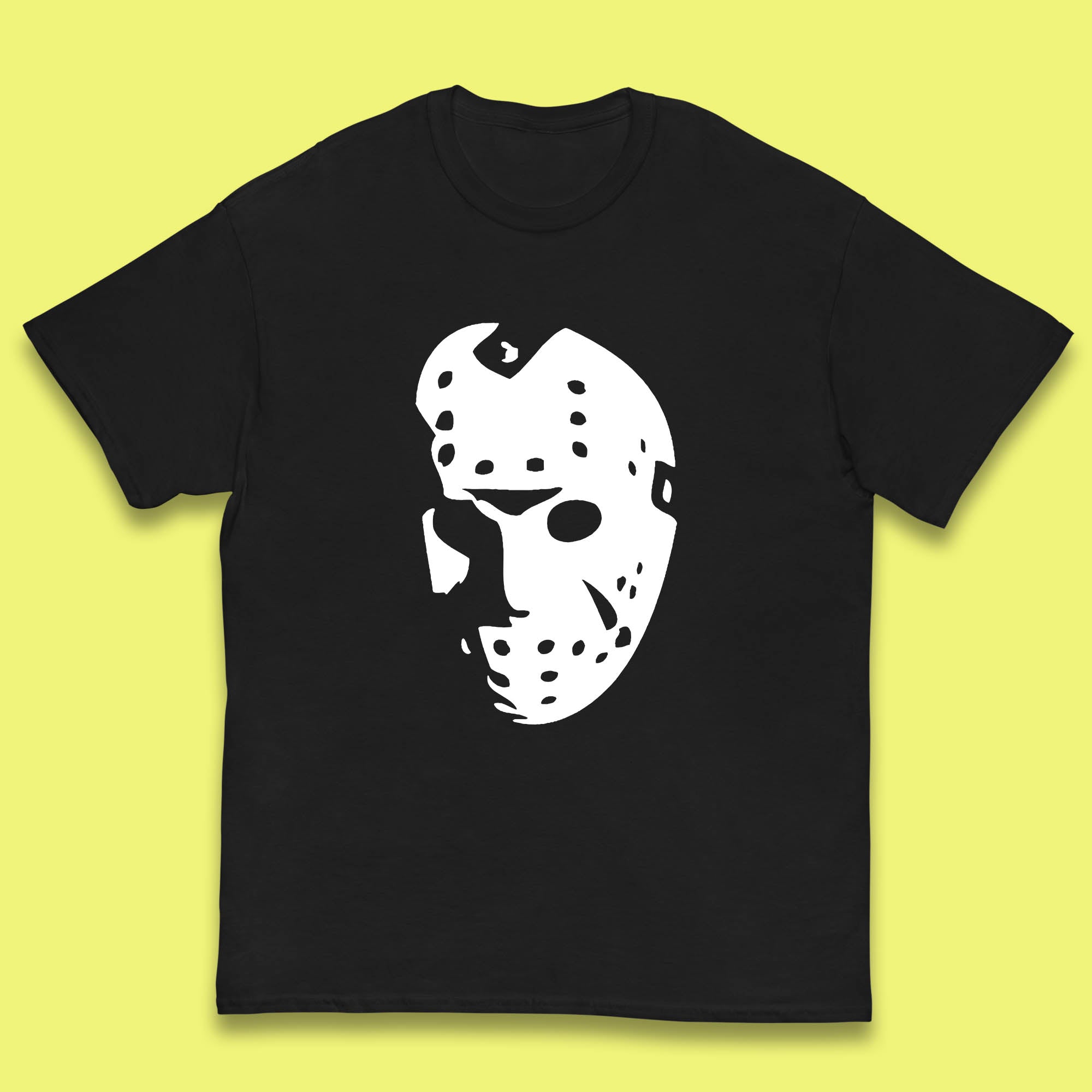 Halloween Jason Voorhees Horror Face Mask Friday The 13th Horror Movie Character Kids T Shirt 150