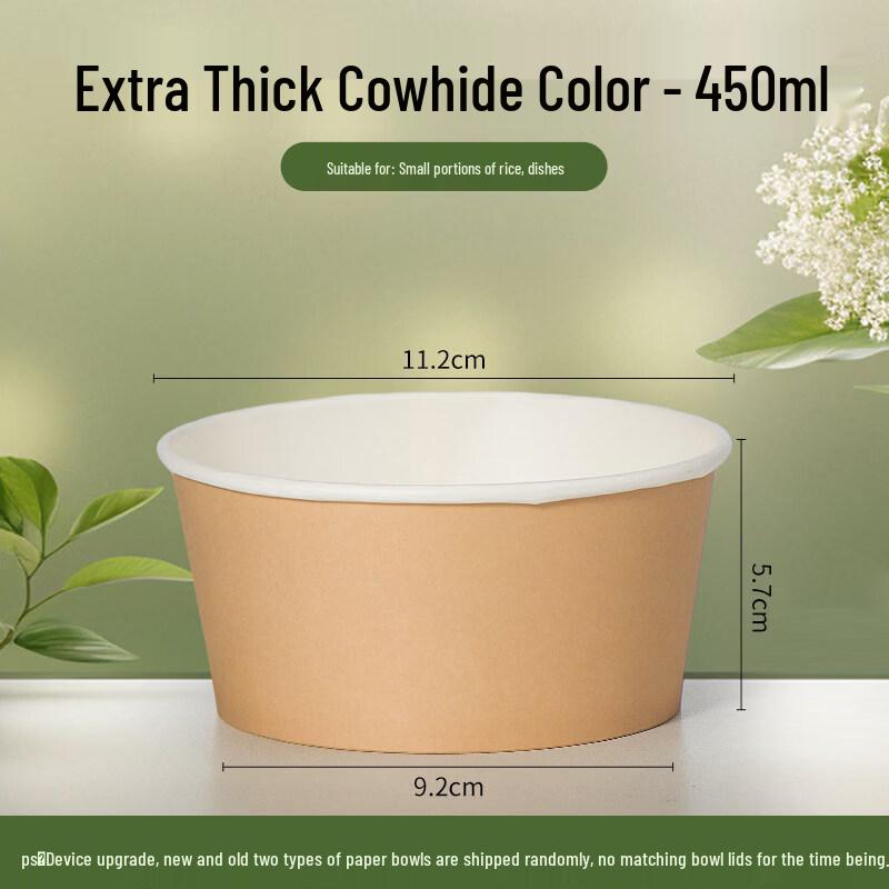 ZISIZ Disposable Picnic Paper Bowl & Cutlery Set