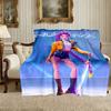 1pc Kpop Demon Hunters Blanket, Cozy Printed Throw Blanket, A Heartfelt Gift for Your Family and Friends