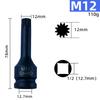 Home DIY Tool 12 Point Socket Screwdriver Bit Wrench Socket Adapter