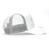 New Era 9FORTY Trucker Mesh Cap Free Tonal ONSPOTZ and Deep Elbow BB UV Trendy Functional Hat A-Frame (14721091, N839AF173) White, Color, Exclusive,