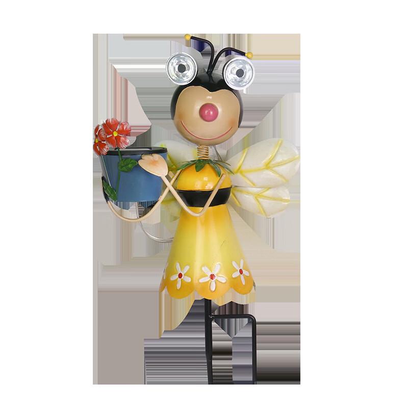Solar Powered Bee Garden Landscape Stake Light